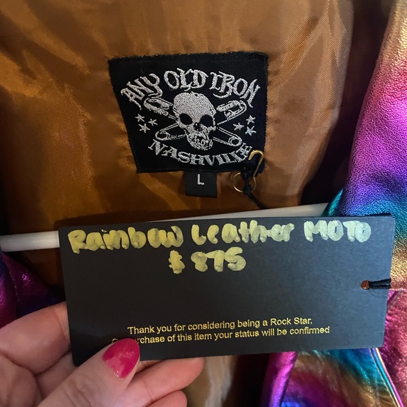 Any Old Iron Leather Jacket - Picture 4 of 4